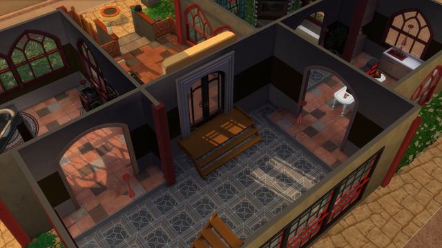 Cluttered One Bedroom House || NO CC || Sims 4 Stop Motion Speed Build смотреть онлайн