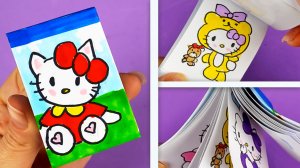 Мини блокнот с наклейками Kawaii Stickers Book
