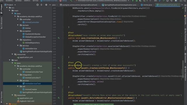Spring WebFlux Essentials BR 25 - R2DBC Transactions Unit Tests смотреть онлайн