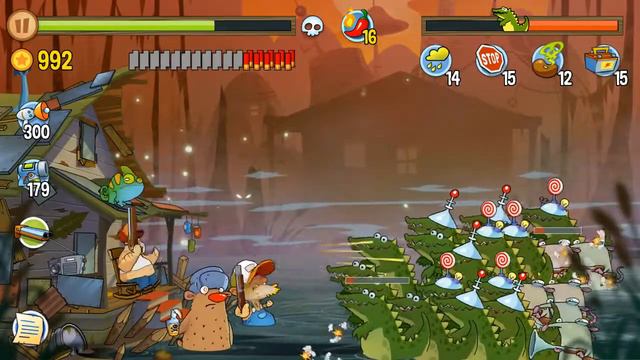 Swamp Attack - Hard Mode. Episode 8. Level 11 Gameplay Android walkthrough смотреть онлайн