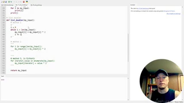 2022: Intro to Python - Lab 17 - Accessing Arrays from within a loop смотреть онлайн