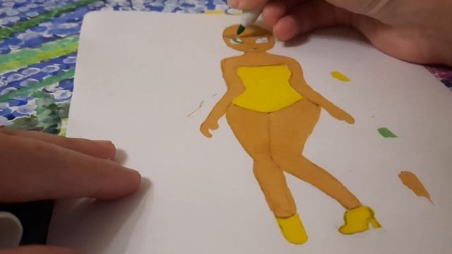 Рисуем бумажную куклу?? смотреть онлайн