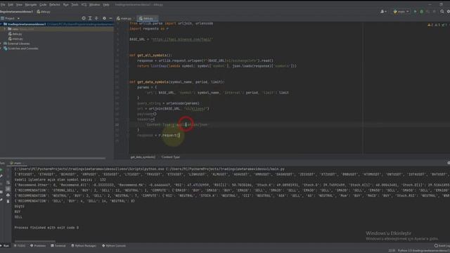 Binance Vadeli Grafiklerin Değerlerine Erişme | Python ile AlgoTrade [ 4 ] смотреть онлайн