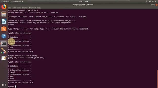 Complete MySQL Installation and Table Queries Tutorial on Ubuntu 18.04 смотреть онлайн