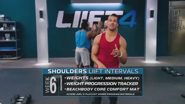 Liift4 - Week 6 - 3 Shoulders Liift Intervals