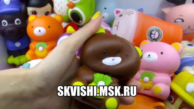 СКВИШ МЕДВЕЖОНОК КОРИЧНЕВЫЙ | ИГРУШКА-АНТИСТРЕСС ОБЗОР ВИДЕО ДЛЯ ДЕТЕЙ | SQUISHY КАВАЙНЫЕ смотреть онлайн