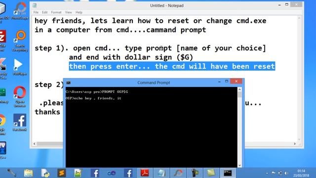 Cmd How To Change Or  Reset Cmd.exe And Put Other Names From Cmd
