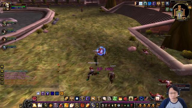 #wowclassic Scarlet Monastery Cathedral with My Bots Team #gameplay смотреть онлайн