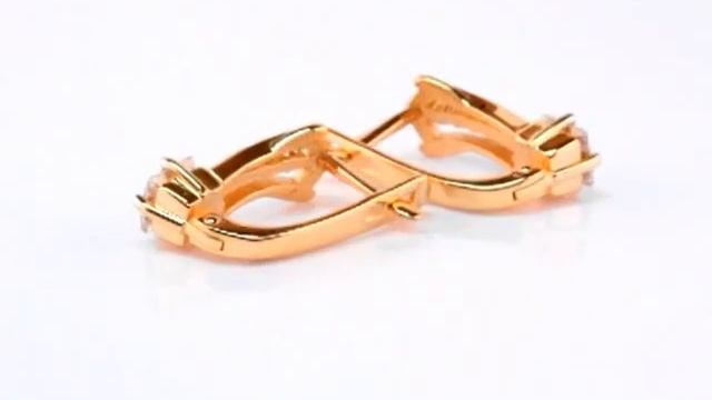 Серьги из золота с Swarovski Zirconia ТС5505 смотреть онлайн