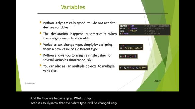 Introduction To Python & Data Types part 1 смотреть онлайн