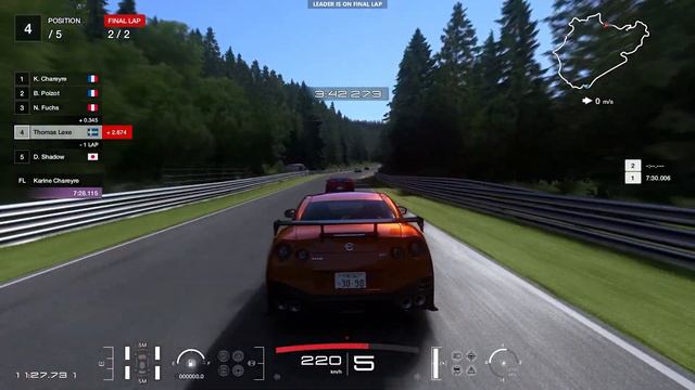 【Assetto Corsa】Nissan GT-R Nismo - Nordschleife Gameplay | AI Driver | Sol 2.2.3 смотреть онлайн