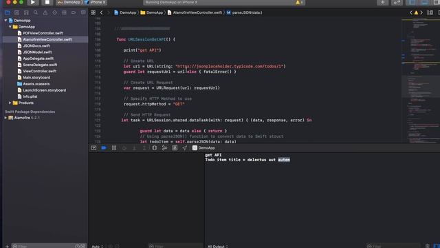 Alamofire Get and Post Request and URLSession Swift 5 смотреть онлайн