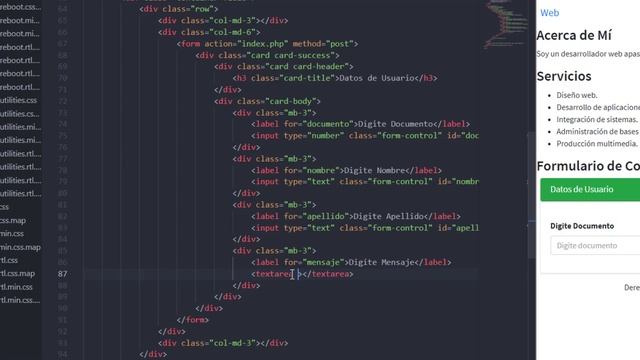 Creando un formulario básico en HTML y PHP | Capturar datos en Formulario HTML con POST | Curso HTM смотреть онлайн
