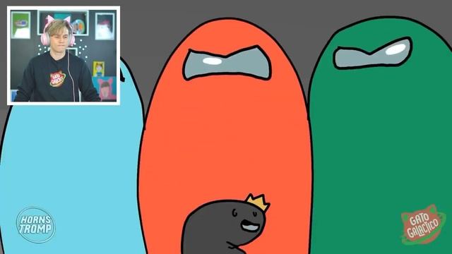 TENTE NÃO CHORAR - UMA HISTÓRIA DE AMOR EM AMONG US (React Gato Galáctico) смотреть онлайн