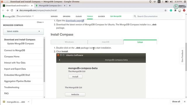 How to download and install MongoDB compass in Linux system [ MongoDB Compass ] смотреть онлайн