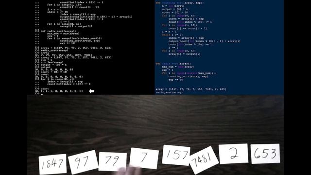 Radix Sort Explained With Python смотреть онлайн
