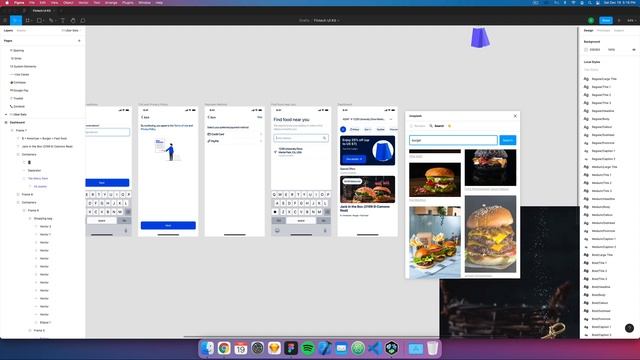 Uber Eats UI UX redesign using Design System in Figma смотреть онлайн