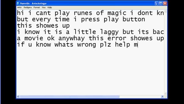 runes of magic error plz help!!! смотреть онлайн