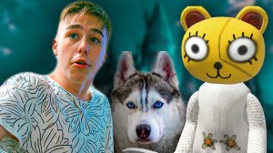 Девочка ЙОЙО пристает к младшему человеку!! (Хаски Бандит) Говорящая собака