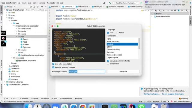 Generating POJO Classes from JSON Schema Within 1 Sec | RoboPOJOGenerator|Json2Pojo |Koding Hub смотреть онлайн