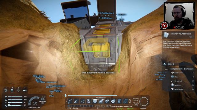 ScudPlay | Space Engineers v3 #16 | Lift akna szerelés [HUN] HD смотреть онлайн