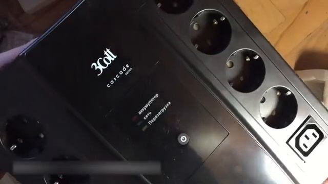 UPS ИБП 3Cott 3C-500-SPB, 500 ВА / 300 Вт - Источник бесперебойного питания смотреть онлайн