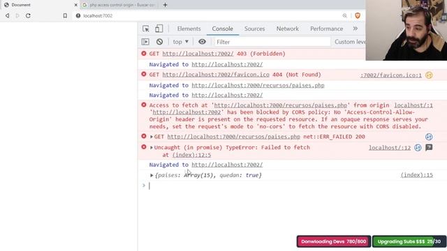 Solucionar ERROR DE CORS: Access-Control-Allow-Origin header | Ejemplo con PHP y htaccess смотреть онлайн