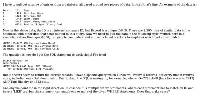 Databases: HELP with SQL WHERE syntax (2 Solutions!!) смотреть онлайн