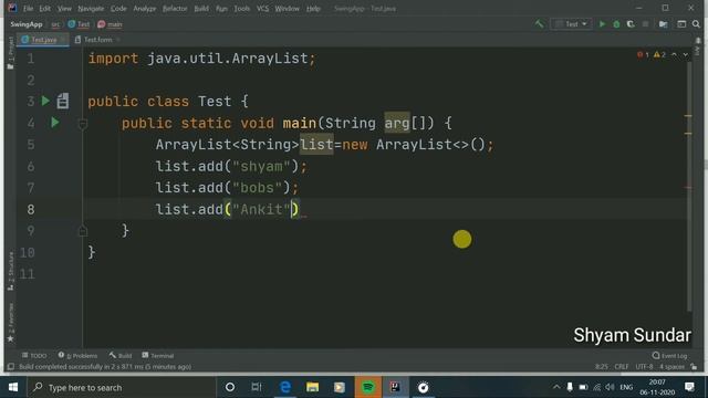 how do you replace a particular elements in ArrayList with the given element || Shyam Sundar смотреть онлайн