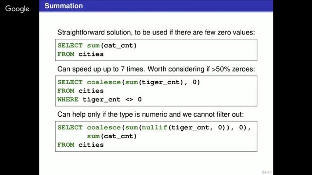 PostgreSQL, performance for queries with grouping смотреть онлайн