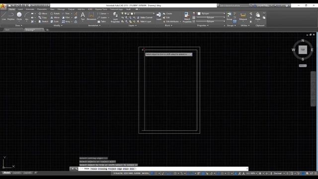 02 AutoCAD 2018 Dersi Line, Rectangle, Offset, Trim, Move, Explode смотреть онлайн