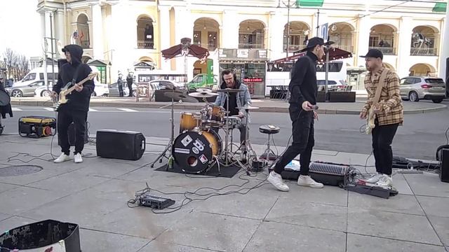 УЛИЧНЫЕ МУЗЫКАНТЫ СПб,гр.АЙДАХО(1)18.04.23. смотреть онлайн