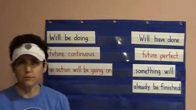 English Lesson on Future Continuous and Future Perfect смотреть онлайн