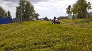 МИНИТРАКТОРА РУСИЧ Т-18, первый выезд.