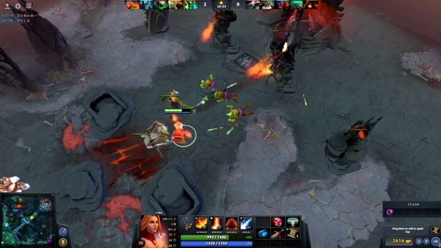 Dota 2 on AMD A9 9425 with Radeon R5 Graphics смотреть онлайн