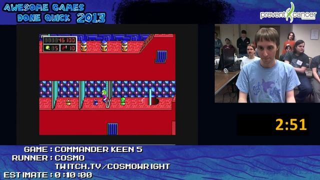 Commander Keen 5 - Speed Run by Cosmo (04:31) at Awesome Games Done Quick 2013 [PC] смотреть онлайн