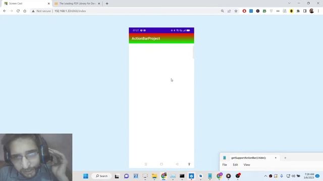 Android Java Tutorial to Change Styles & Visibility of System Bars (Top, Action & Status) Example смотреть онлайн