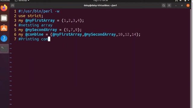 Perl tutorial - List and Array - Lesson 02 - Declaring an Array смотреть онлайн
