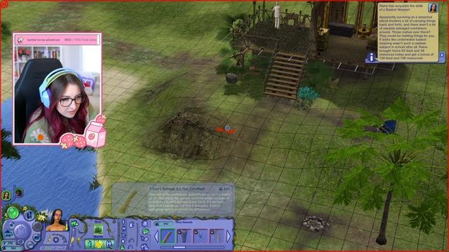 first time playing sims castaway stories (Streamed 4/6/22) смотреть онлайн