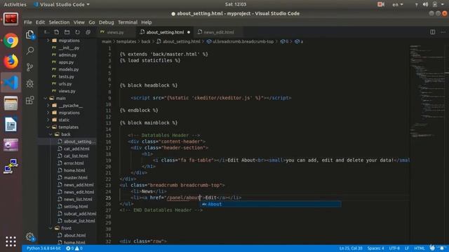 About Page Text | Python and Django смотреть онлайн