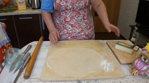 Домашняя лапша/2 способа нарезать домашнюю лапшу