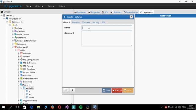 postgreSQL' de Tablo Oluşturma ve Veri Ekleme смотреть онлайн