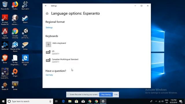 How to add the Esperanto Keyboard to Windows 10 смотреть онлайн