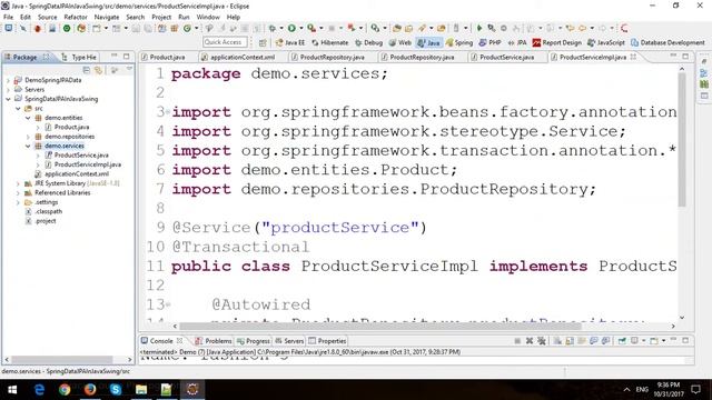 Using Spring Data JPA in Java Swing 720p 10fps H264 192kbit AAC смотреть онлайн