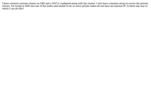 DevOps & SysAdmins: SSH into GKE node on a private cluster смотреть онлайн