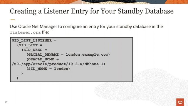 Creating a Physical Standby Database by Using SQL and RMAN Commands (3/19) смотреть онлайн