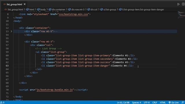✅ Grupos de Listas - Bootstrap 5 смотреть онлайн
