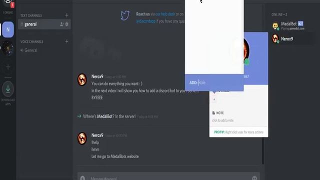 Discord Tutorial #2 - How to add a bot to you'r discord server смотреть онлайн