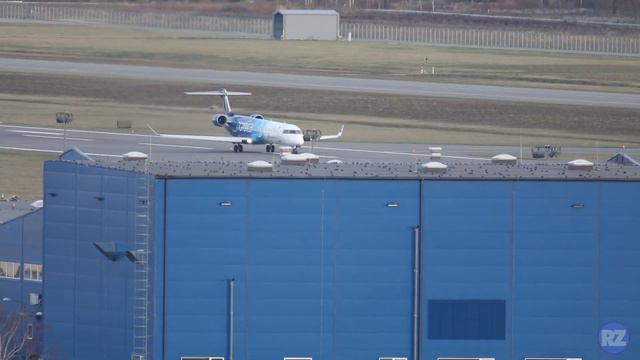 Nordica CRJ9 (ES-ACC) Taxi and Takeoff at Tallinn Airport смотреть онлайн