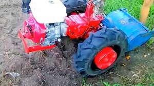 МТЗ мотоблок и  почвенная фреза